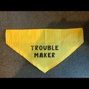 Handmade dog bandanas.